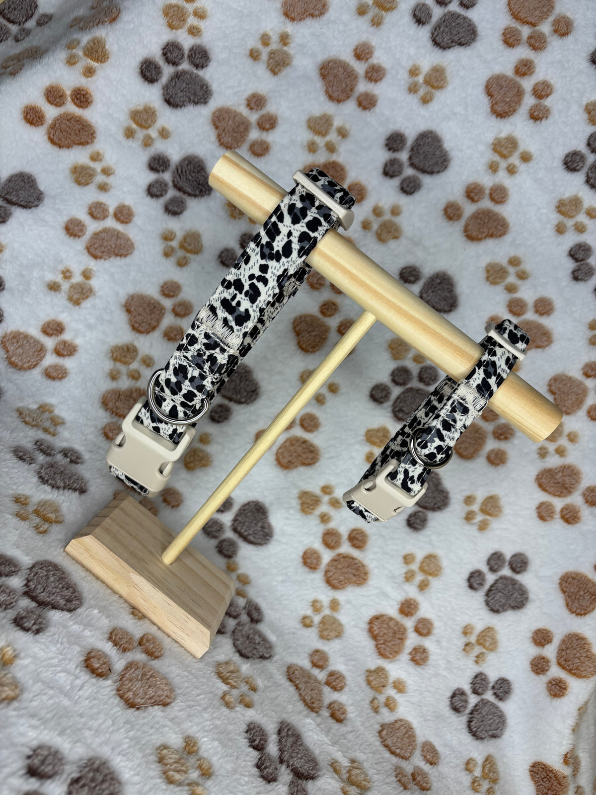 Pet Collar Leopard Print Design