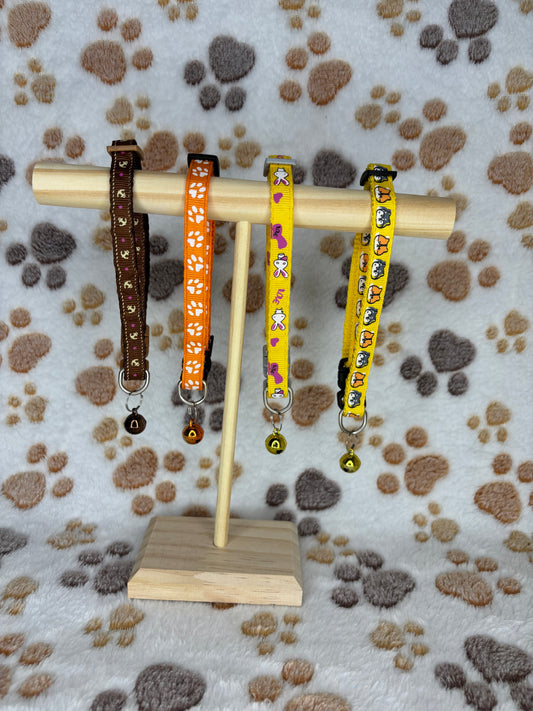 Yellow Cat Collar Selection
