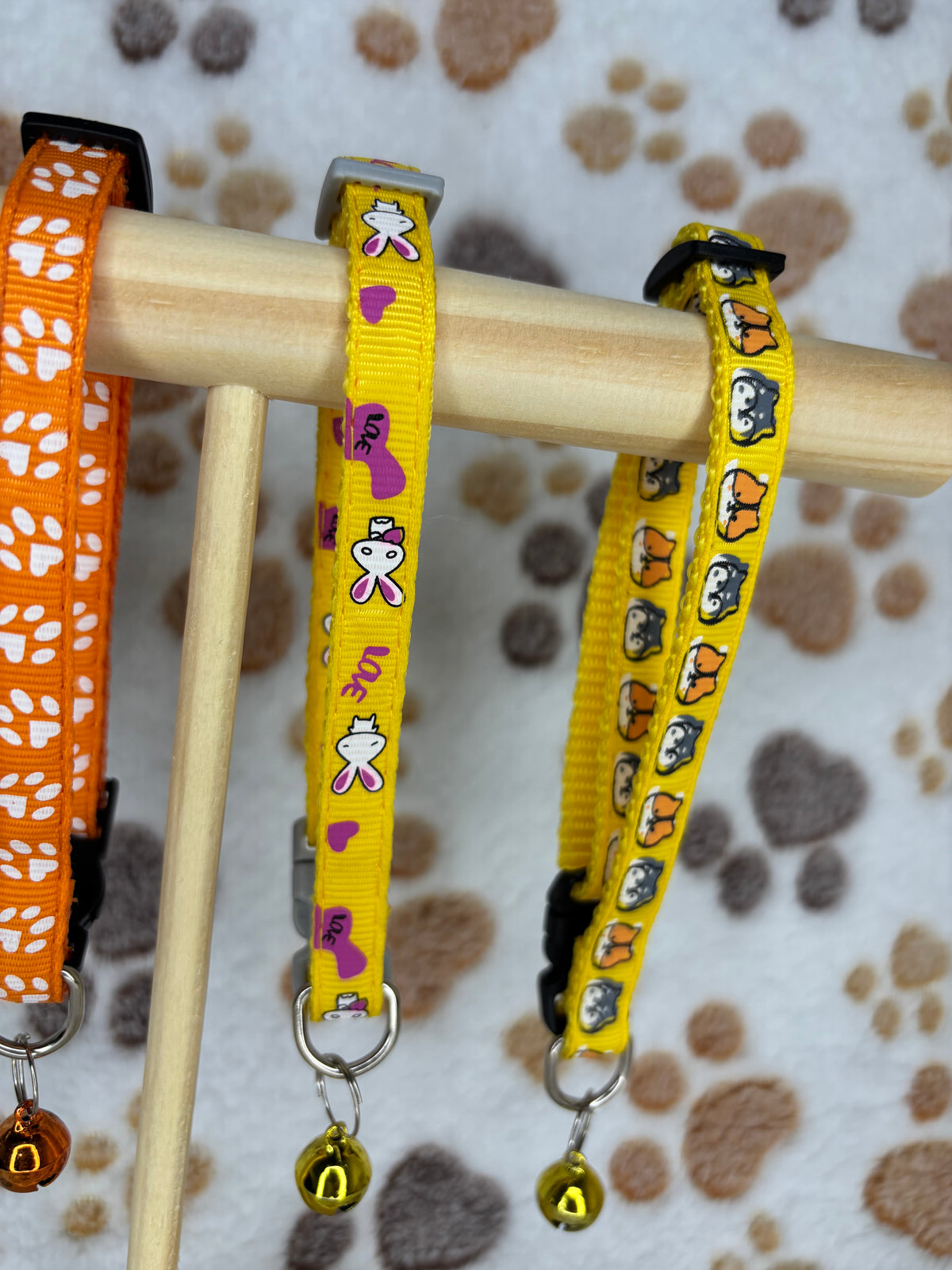 Yellow Cat Collar Selection