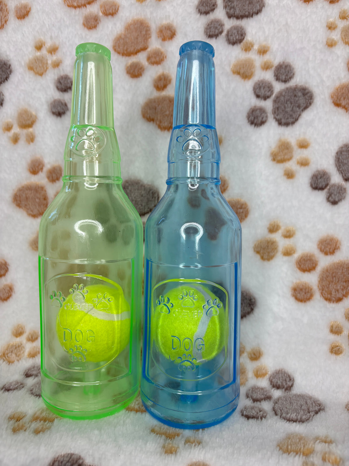 Dog Toy Squeaky Bottle with Small Ball